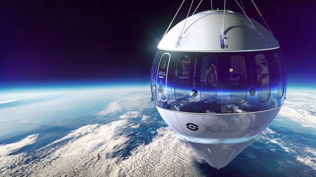 Start-up ukázal nový balón s barem, kterým turisté poletí na hranici kosmu